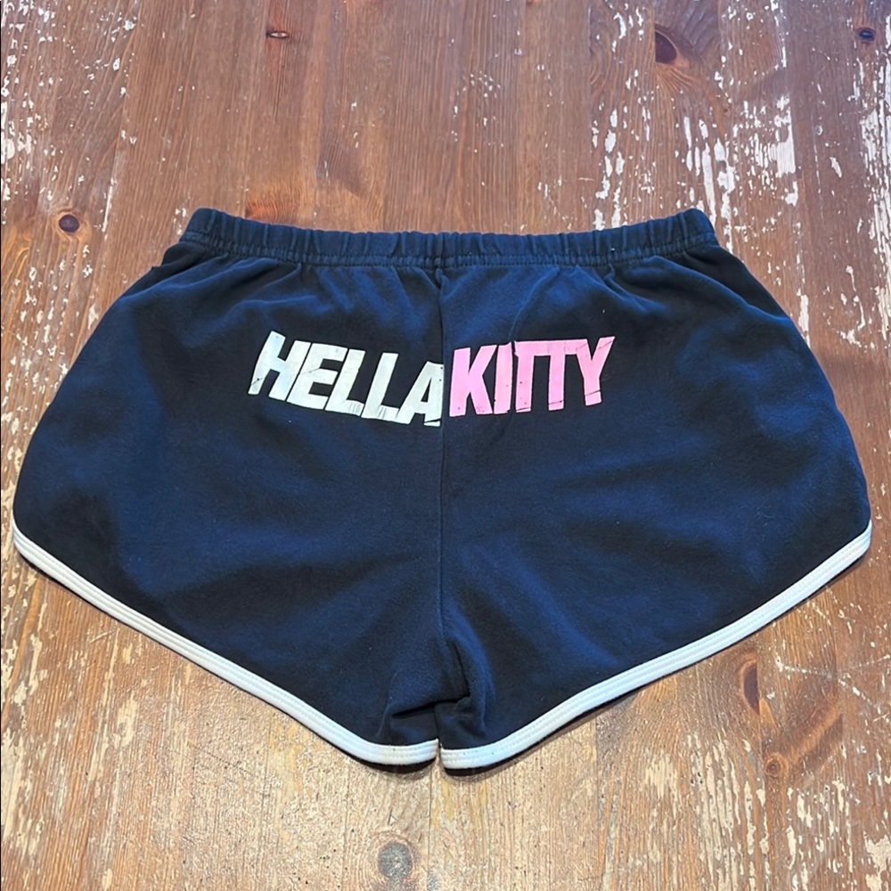 Hella Kitty Black Shorts